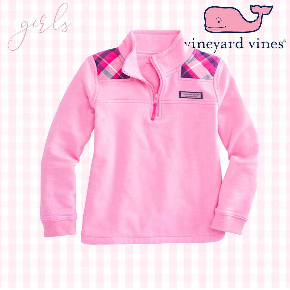 Vineyard Vines Girls Pink Shep Shirt